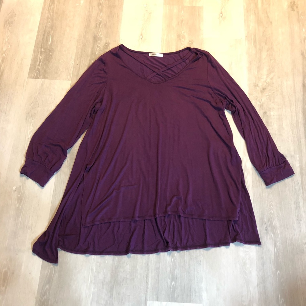 High-low boutique top